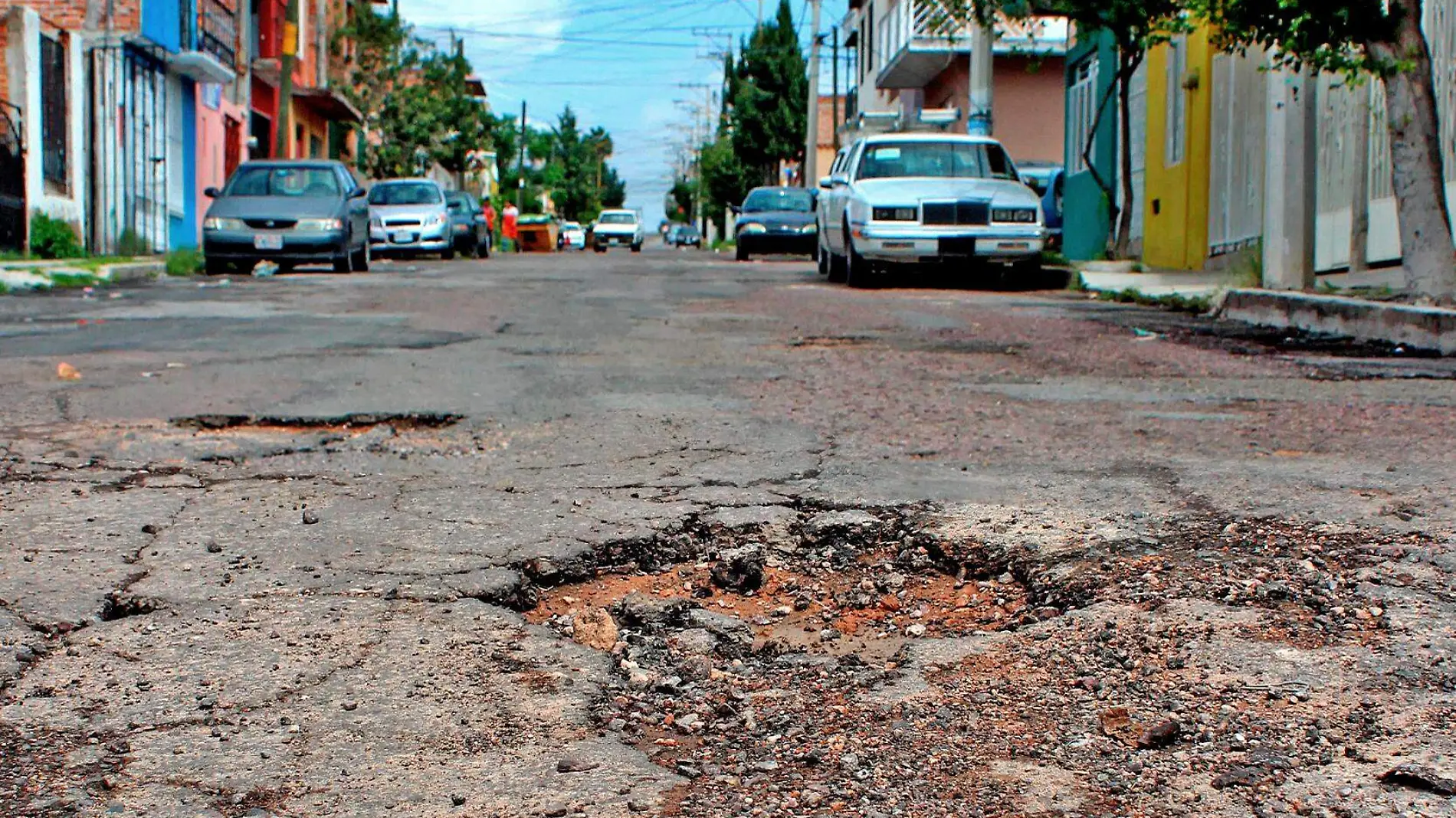 baches en calles